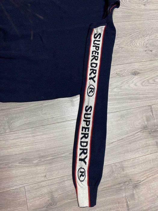 Superdry Athletic Кофта лонгслив с лампасами, реглан р. M