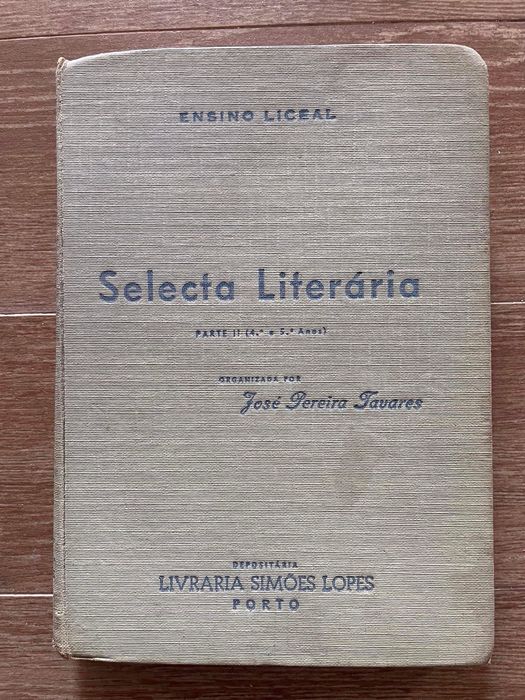 Selecta Literária - José Pereira Tavares (portes grátis)