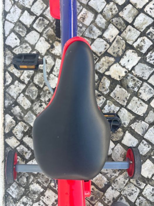 Bicicleta homem aranha roda 16 com rodinhas