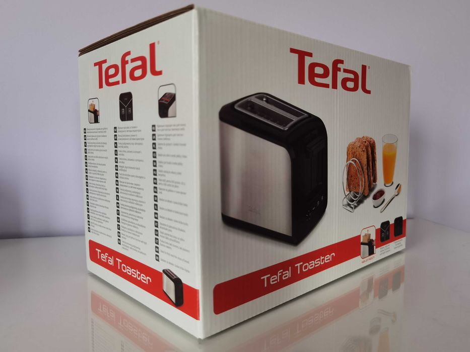 Toster opiekacz Tefal TT410D38 Express czarny / stal