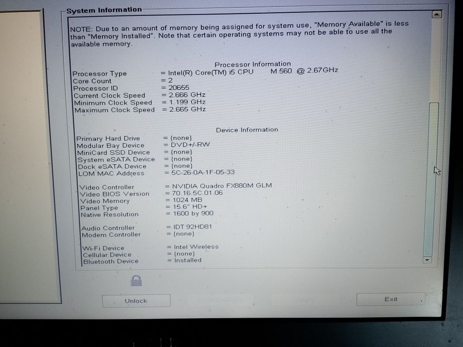 Części do laptopów dell precision m4500 i HP