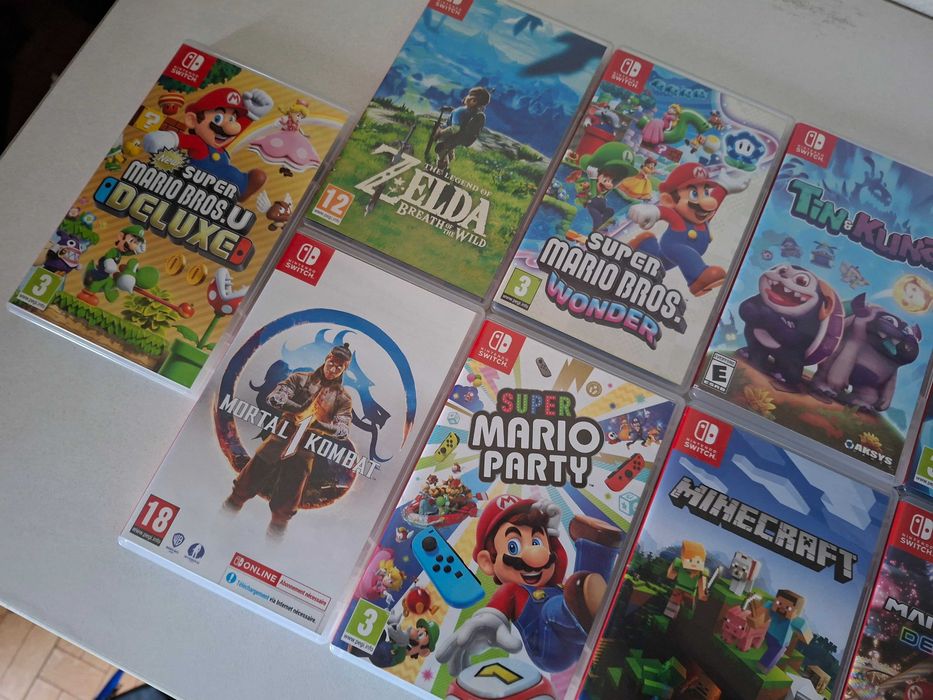 9 Jogos Nintendo Switch | Zelda,  Mario , Mortal Kombat Ler descrição*