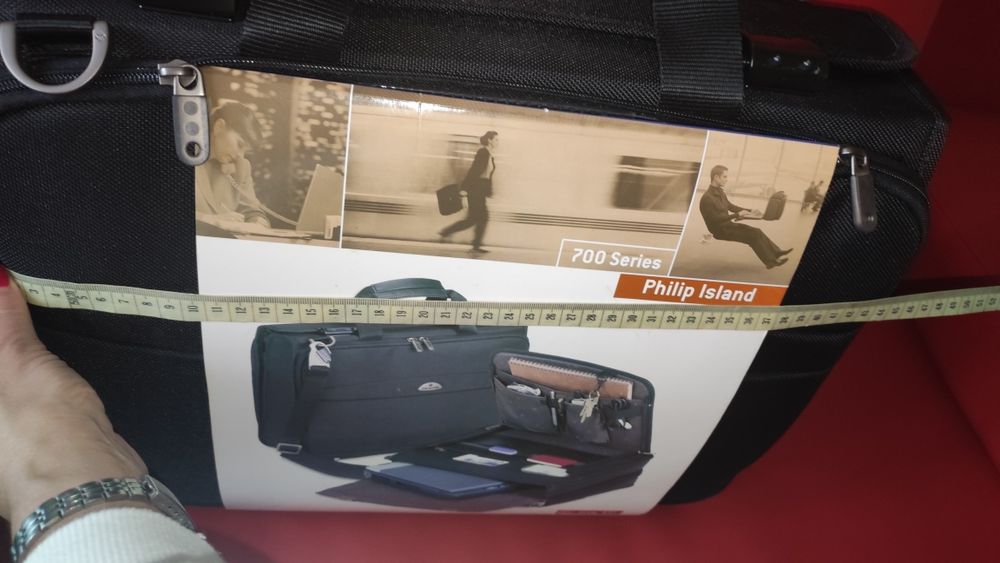 Torba Teczka Samsonite Philip Island Toploader nowa duża szyfr x2 17"