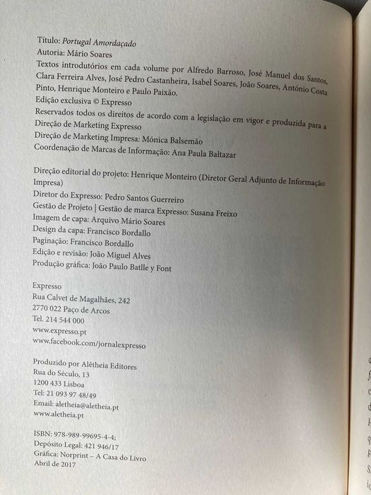 Portugal Amordaçado, de Mário Soares [coleção completa]