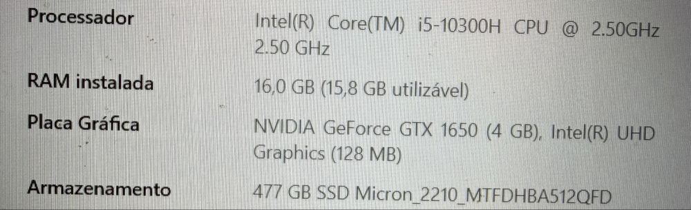 Portatil Asus TuF gaming F15