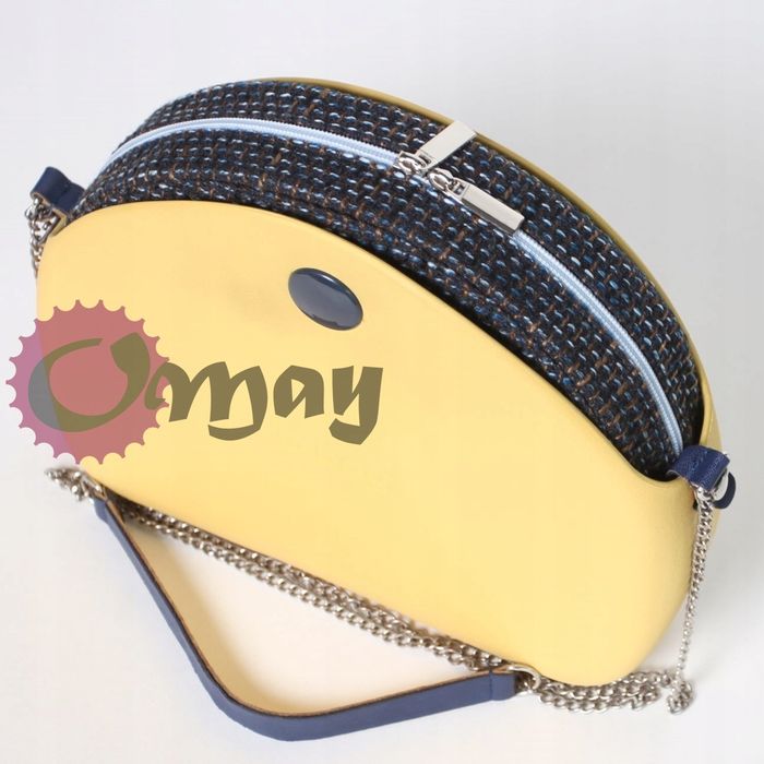 Plecionka organizer OBAG MOON LIGHT granat brąz błękit 2kieszenie OMAY