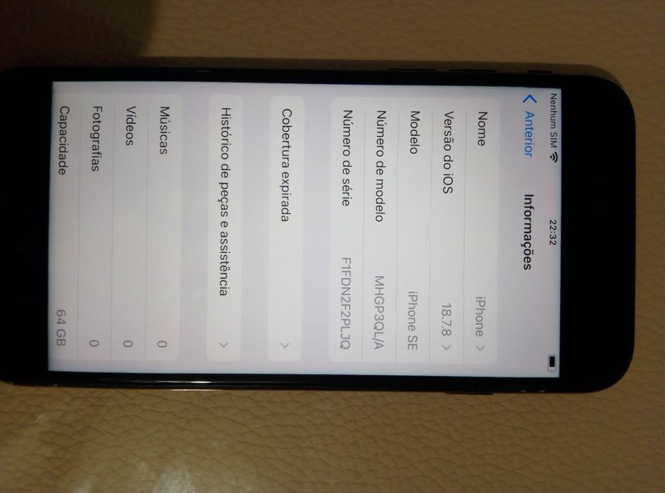 iPhone SE 2020 64GB Preto