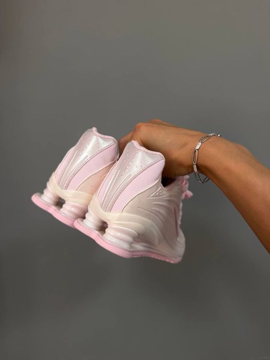 Кросівки Nike Shox R4 Peark Pink Foam premium | Кроссовки Найк жіночі