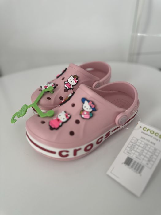 Рожеві крокси Crocs Bayaband C8 C9 C10 C11 C12 C13 J1 J2 J3