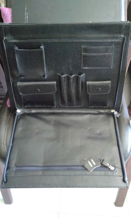 Pasta / Briefcase / Mala de mão em pele - vintage