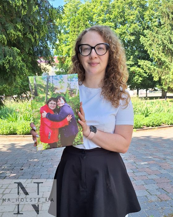 Друк картин на полотні, холсте по фото!Печать портрету.  Холст