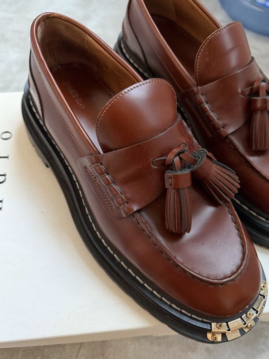 Коричені лофери sandro paris оригінал