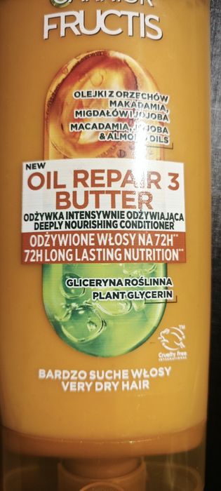 FructisOdżywka intensywnie odżywiająca Fructis Oil Repair 3 Butter