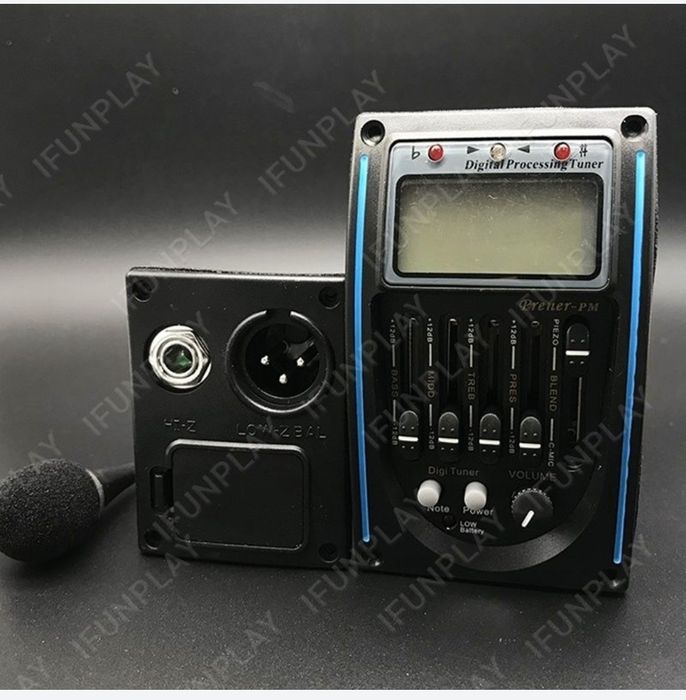 Звукосниматель пьезо для гитары тюнер эквалайзер Fishman Presys Blend