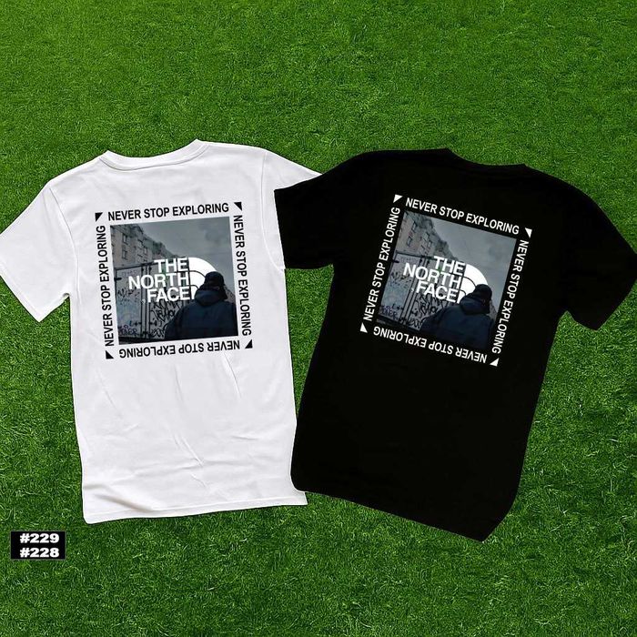 ТНФ Новая Футболка » The North Face Stallker » Биг Лого Принт