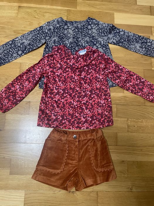 Jacadi блуза шорти розмір 4 рочки