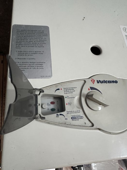 Esquentador a funcionar perfeitamente