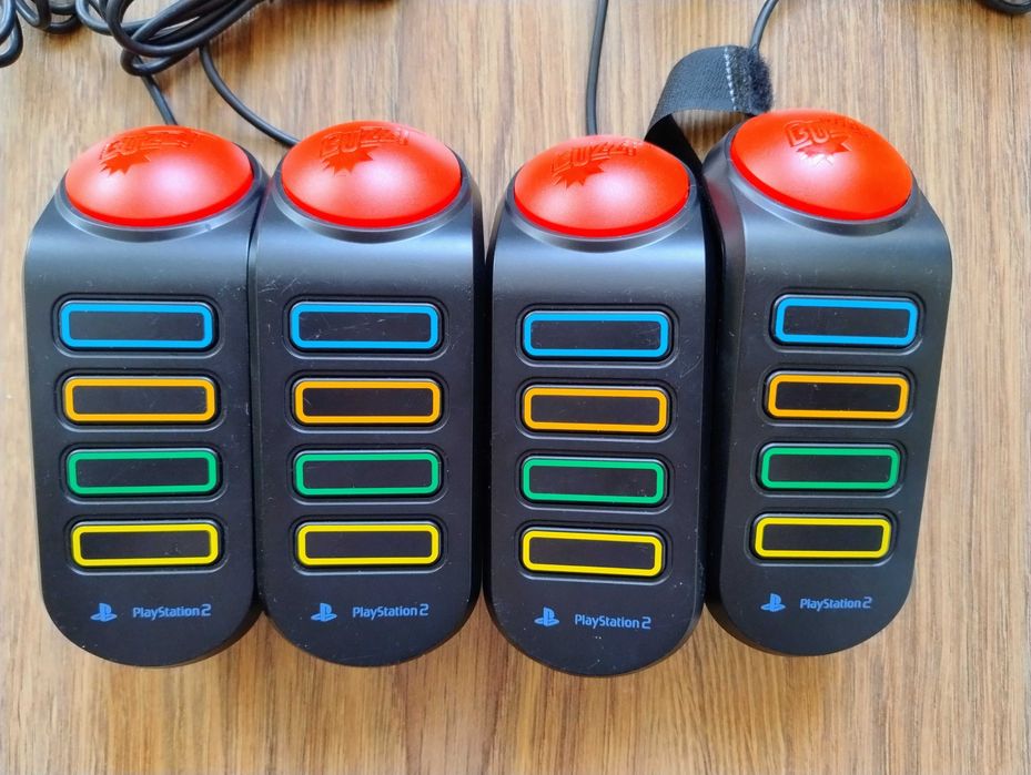 PlayStation 2 Slim - SCPH 90004 - 2 Pady - Buzzery - Buzz Pop Quiz