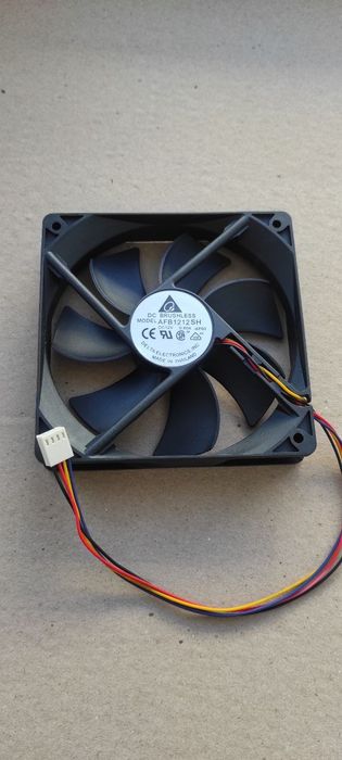 Кулер, вентилятор 120 мм Delta 12 v 0,8 A AFB1212SH: 250 грн ...