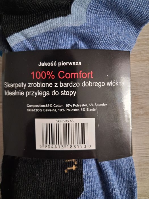 Skarpety męskie 5 par.