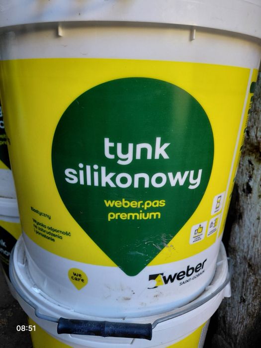 Силіконова штукатурка WEBER.Пояс преміум, бараник 1,5 мм, 30 кг