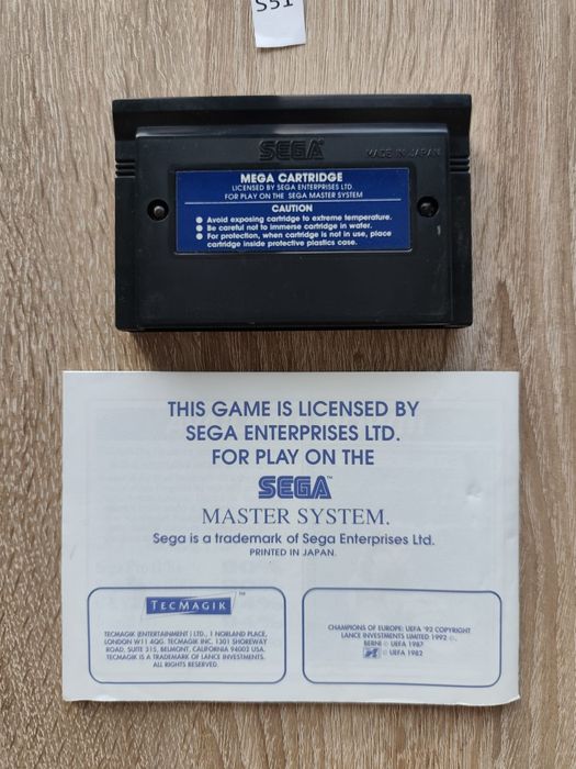 Champions Europe Sega Master System