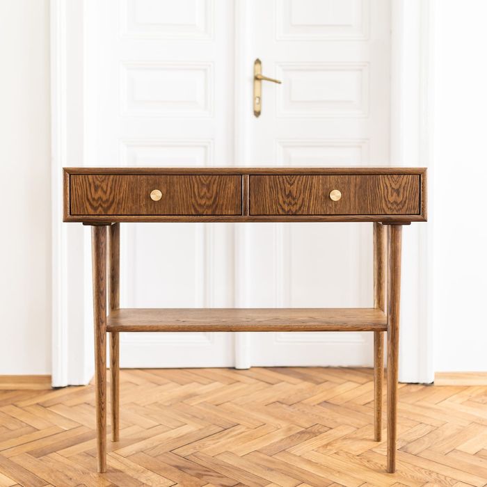 Konsola drewniana mid century-modern duński styl Farum