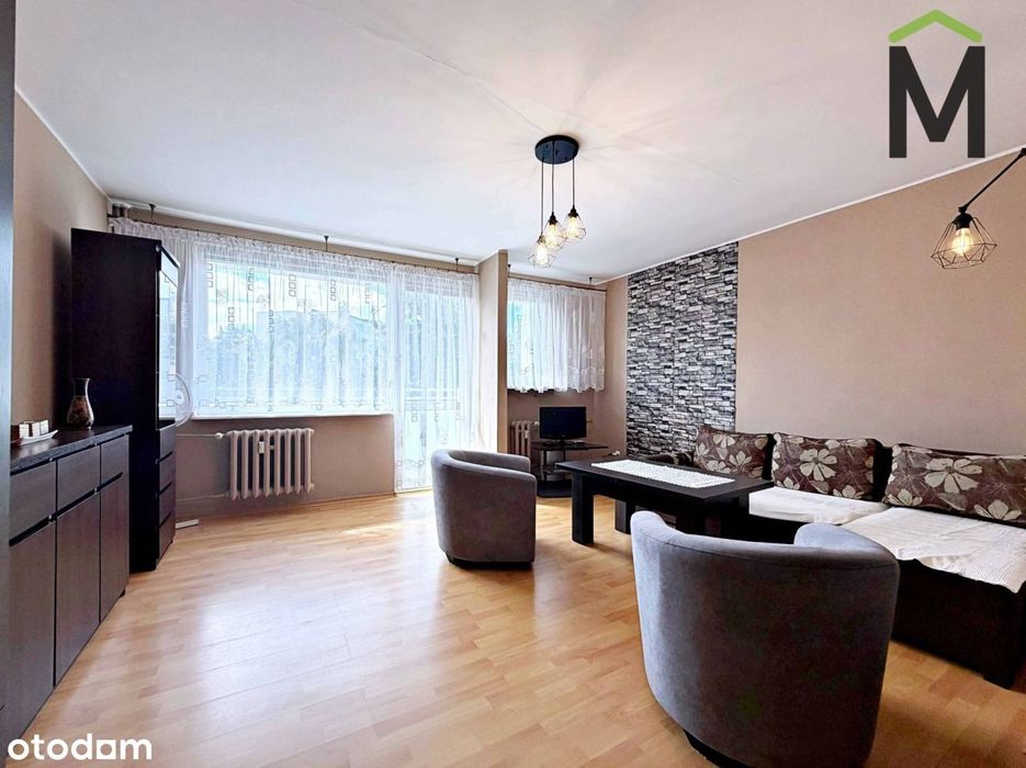 Przestronne 2 Pok na 1 Piętrze | Balkon, Wojska Pl