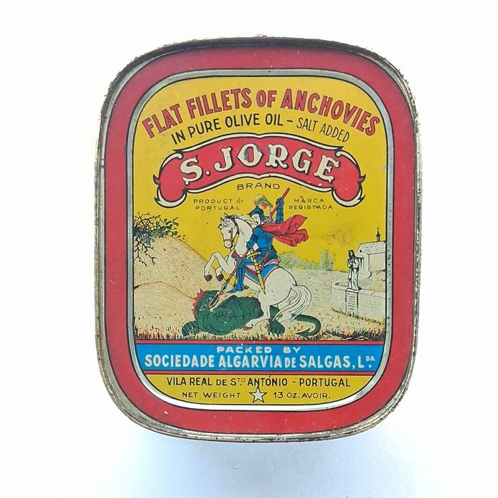 Lata antiga conservas S. Jorge