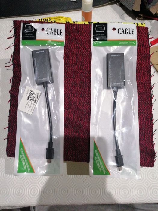 Adaptador para ligar  Telemóvel a TV