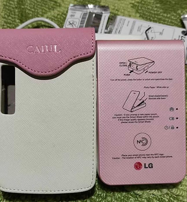 Кишеньковий принтер LG pocket photo + 11 упаковок паперу