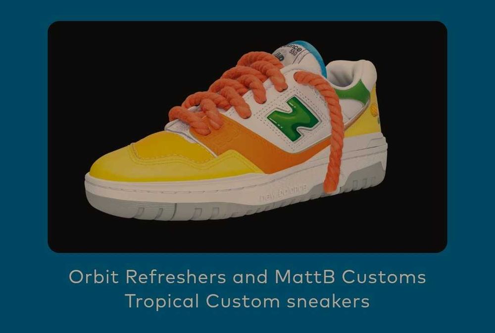 Buty New Balance 550 x MattB Customs UK unikat