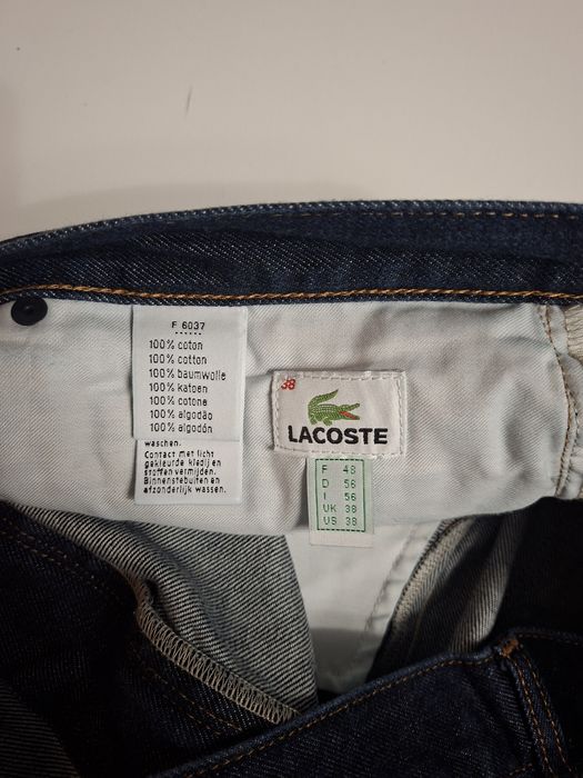 Jeansy męskie Lacosta EU W38 100% Bawełna