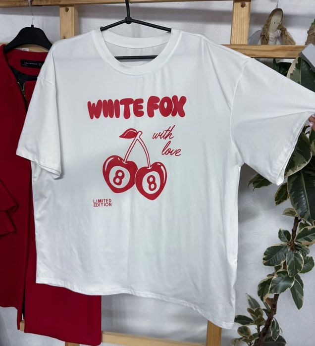 Футболка  White Fox With Love 88,  великий розмір