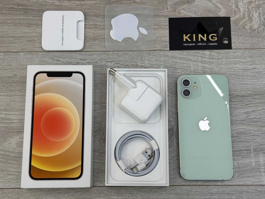 Apple iPhone 12 - 64GB - Green Neverlock ІДЕАЛ 100% АКУМУЛЯТОР №222