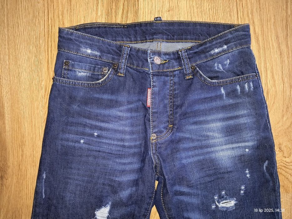 Promocja Spodnie Jeansowe Dsquared2 M roz 42 jedyny taki model