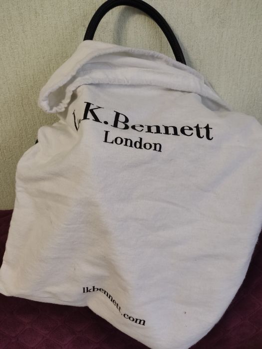 Брендовая кожаная сумка L. K. Bennett