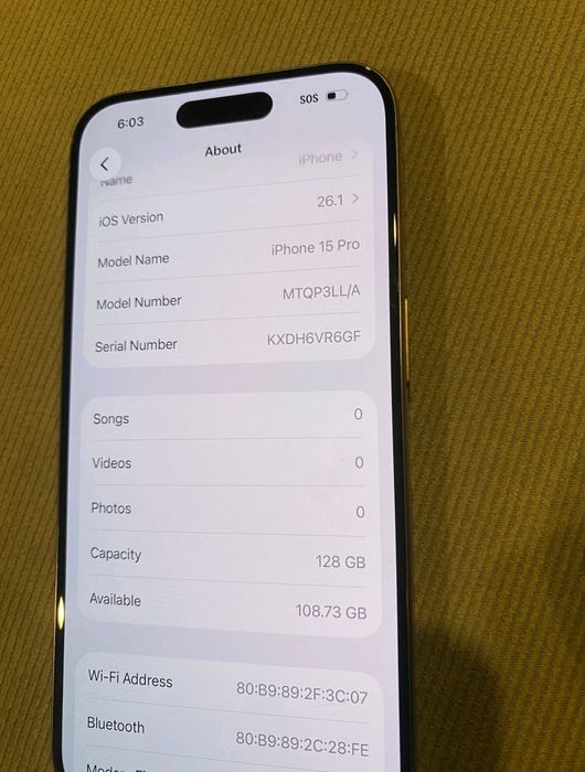 iPhone 15 Pro 128 GB