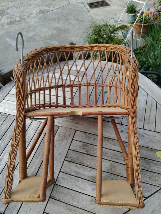 Fotelik wiklinowy na rower