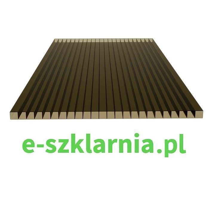 Poliwęglan komorowy dymiony brąz 8-10mm