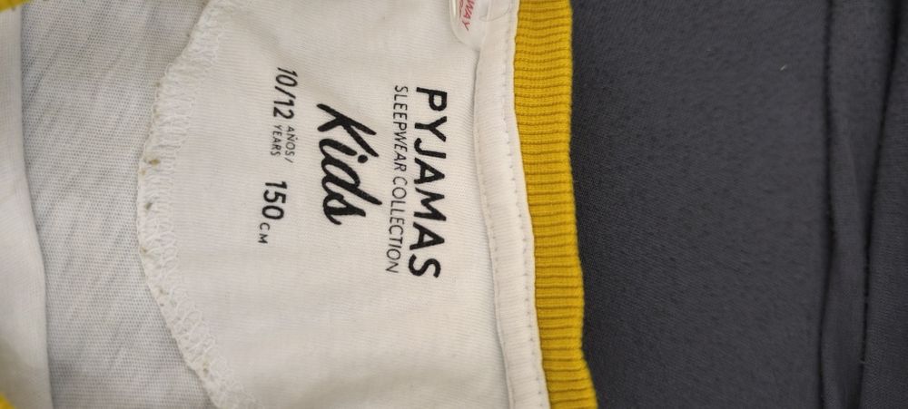 Pijama de criança 10/12 anos