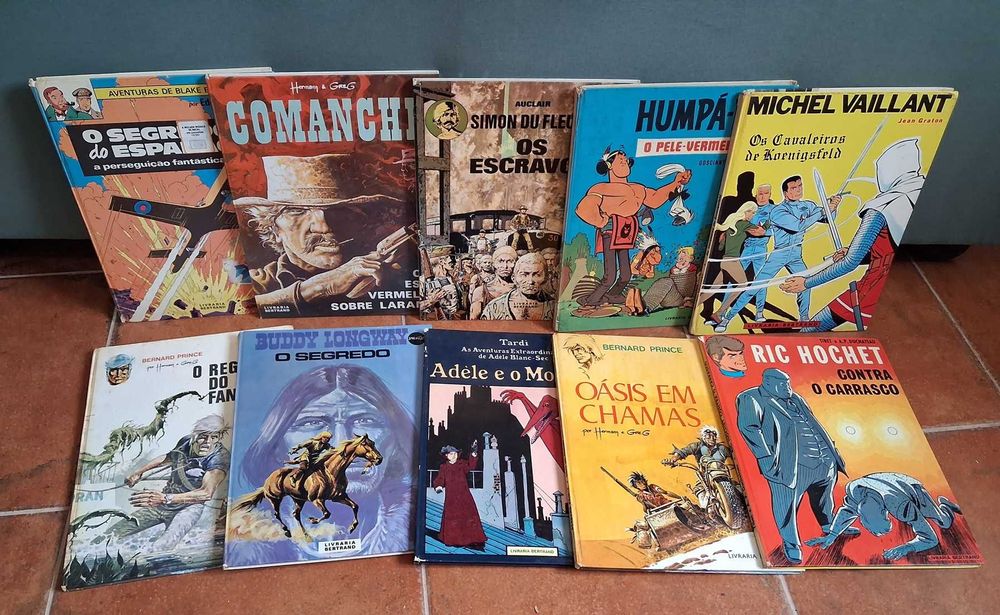 BANDA DESENHADA da BERTRAND - Lote 10 livros em bom estado. O preço é do lote.