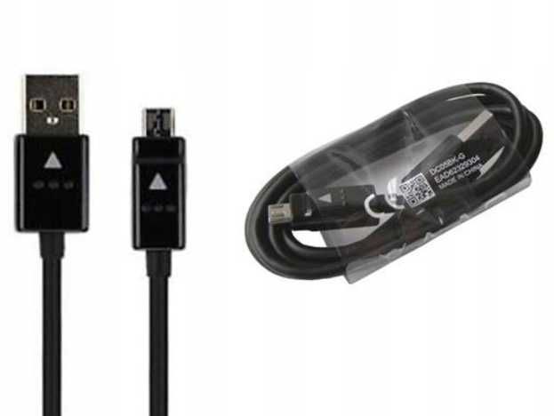 Oryginalny Kabel LG USB - microUSB EAD62329 Fast Charge Black