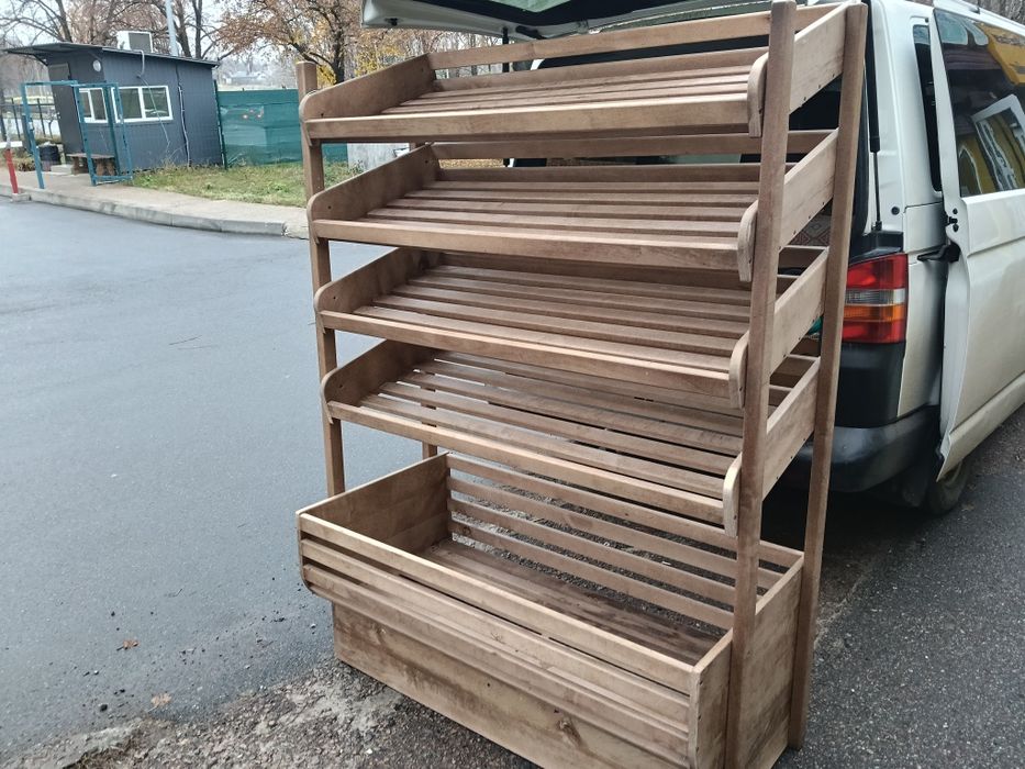 Продам дерев'яний стелаж