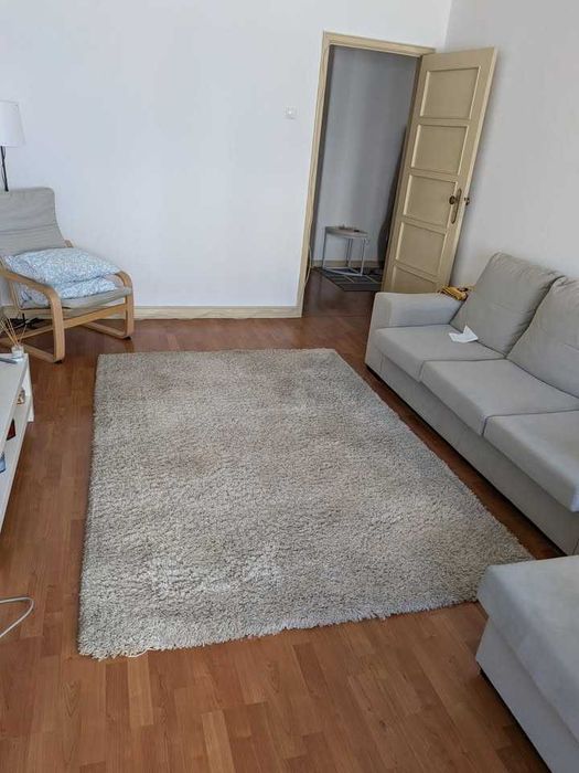 Tapete Shaggy Bege 170x240 cm — Excelente Estado — €80