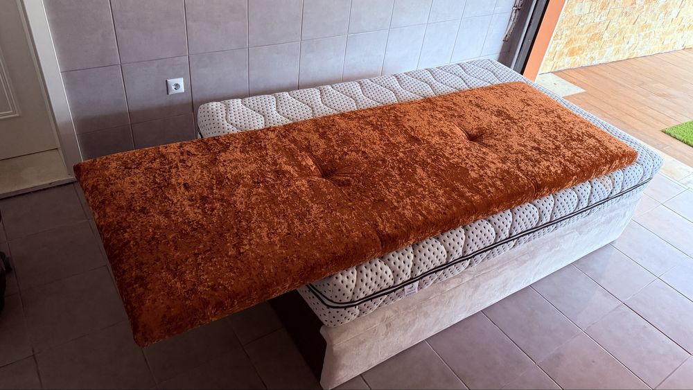 Conjunto Cama + Colchão + Cabeceira — Oportunidade