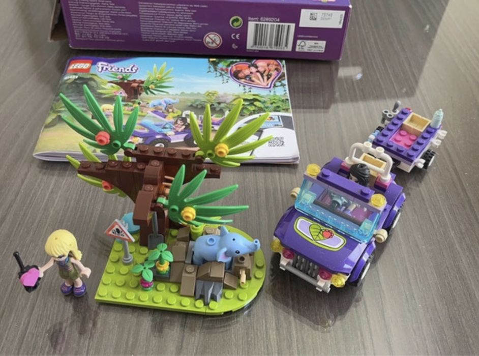 Lego friends selva com caixa