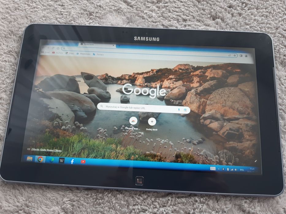 Tablet Samsung xe500t, system Windows, rysik, usb, bluetooth,