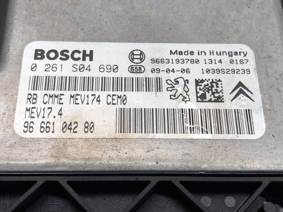 KOMPUTER SILNIKA CITROEN C4 PICASSO I 9666104280 1.6 120KM 06-15