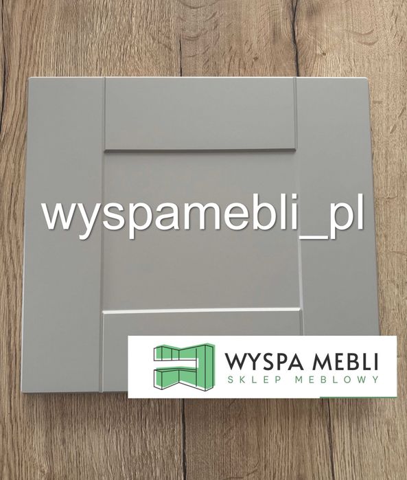 Meble kuchenne biały MDF narożna wyspa dowolny wymiar kuchnia dąb